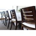 High End Solid Wood White Hotel Chair for Europe Market (FOH-CXSC08)